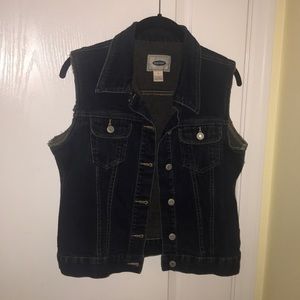 Old Navy Dark Denim Vest